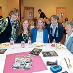 From left: Chair of the Humanities Department Joyce Szewczynski, Jennifer Gallione, Spanish Professor Martha Barry-Plotkin, and Dean of the School of Arts, Sciences, and Professional Studies Anne Herzog