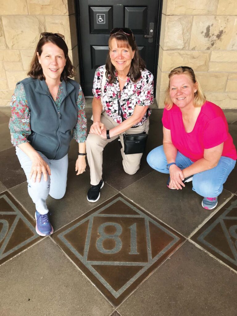 1981 Sandy Schaller Petela, Holly Seirup Pincus, and Janet Miller Vollkommer