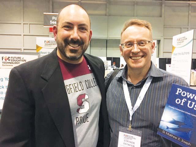 Matthew Joseph '93 EdD at a book signing for "Power of Us"