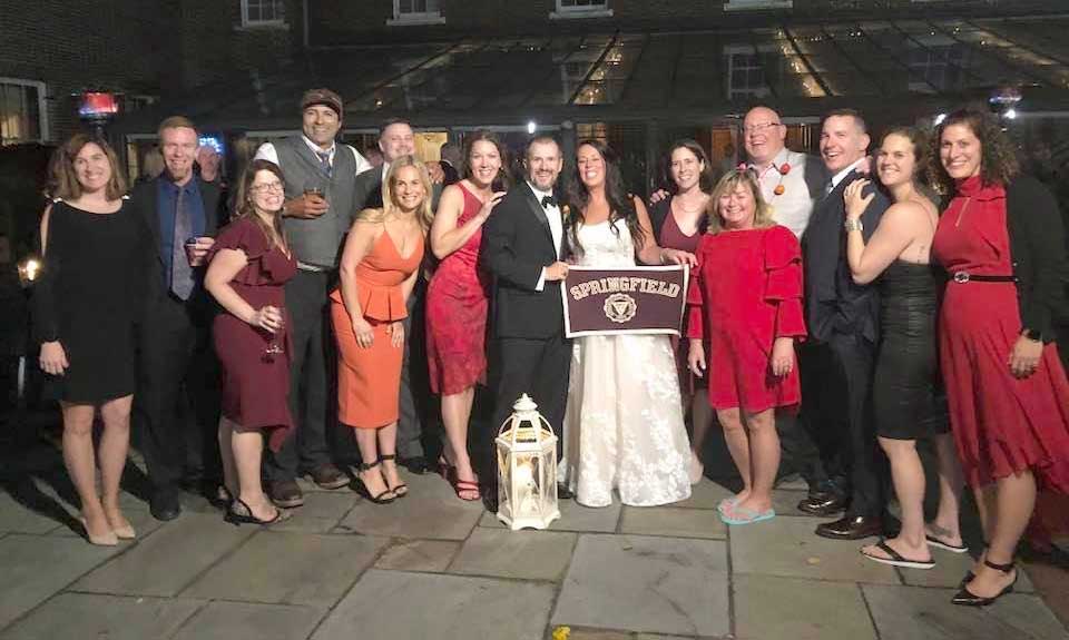 1996 Springfield College friends at the wedding of John and Jessica Sauers LaFalce
