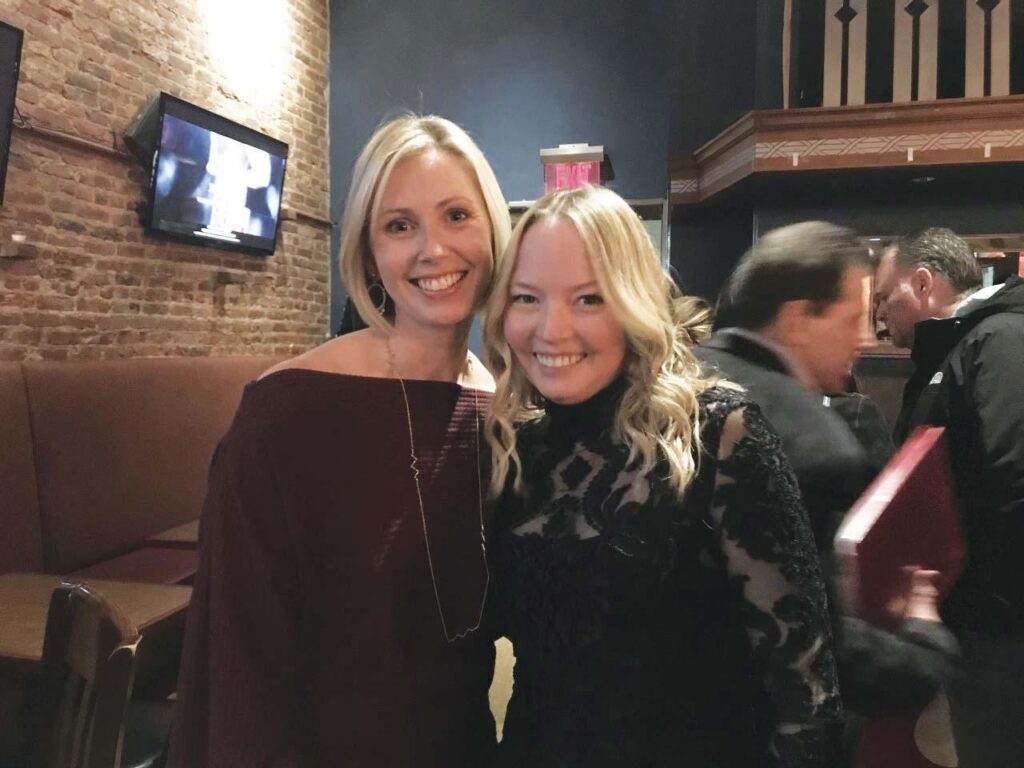 Jamie Bartsch Jackling, left, and Jackie Burns Essex at the Leukemia & Lymphoma Society Party for a Cure