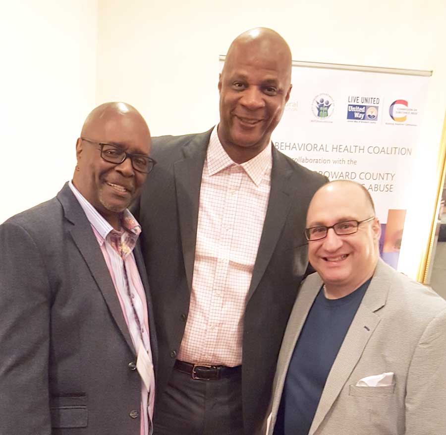2014 William Grayson, from left, Darryl Strawberry, and John Luppo, manager of Strawberry Ministries, in the West Wing of the White House