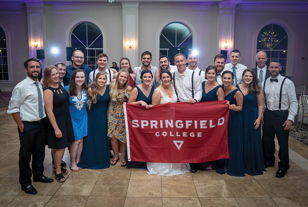 Elizabeth Saia Warren and Christopher Warren and Springfield College friends