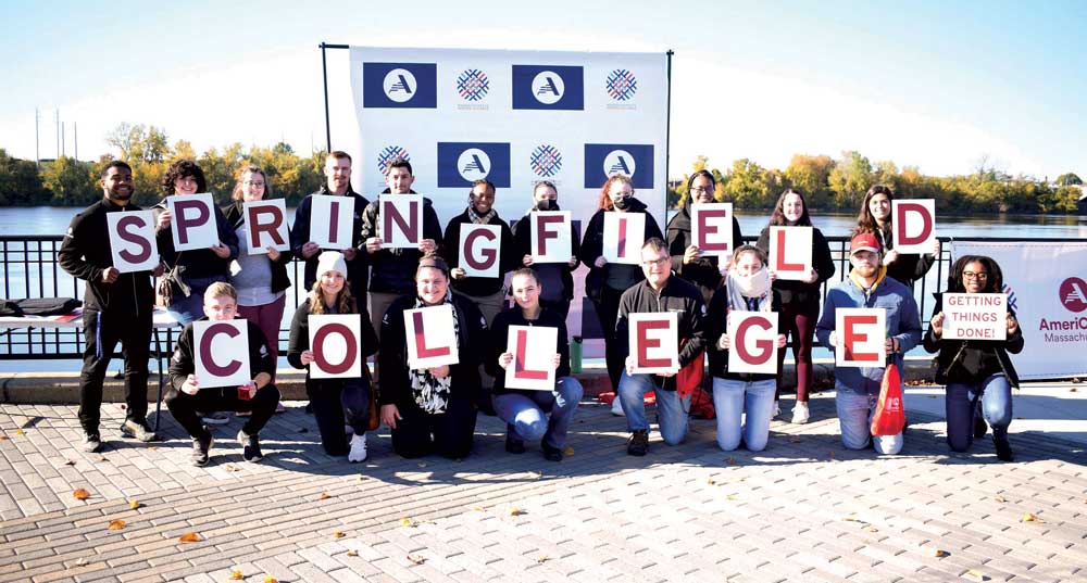 Springfield College AmeriCorps leaders at AmeriCorps Opening Day