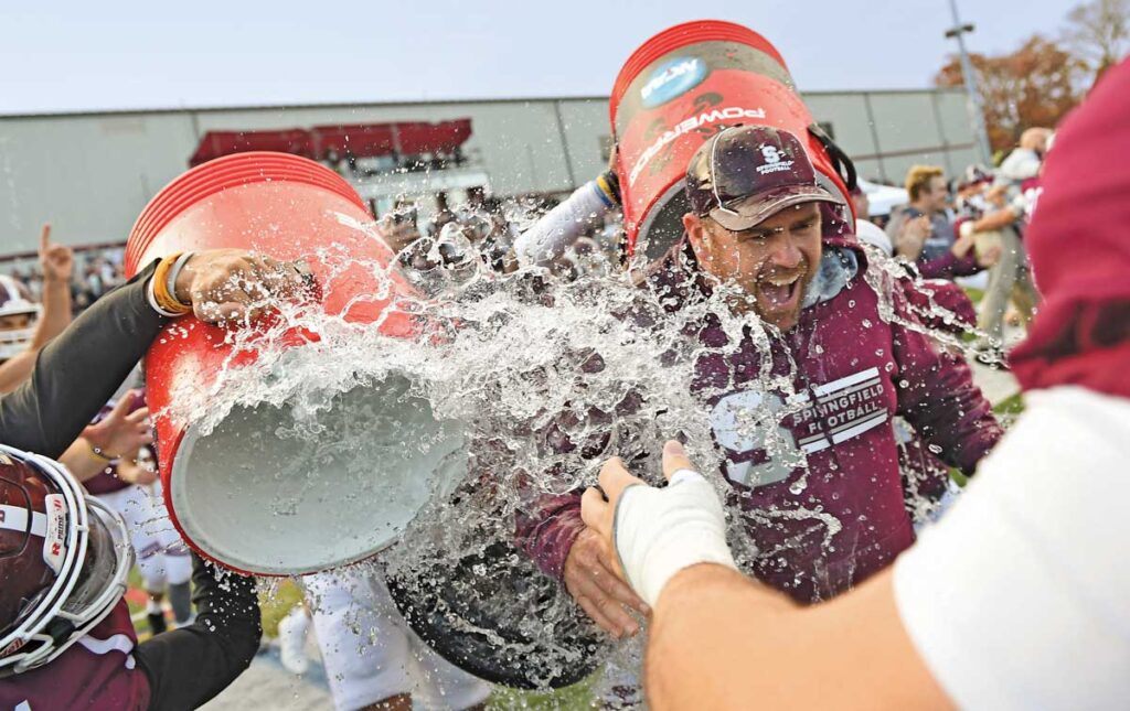 NEWMAC Coach of the Year Mike Cerasuolo