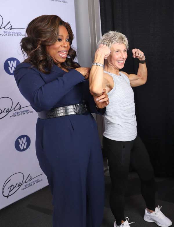 Sherry Kopko Ruth with Oprah Winfrey