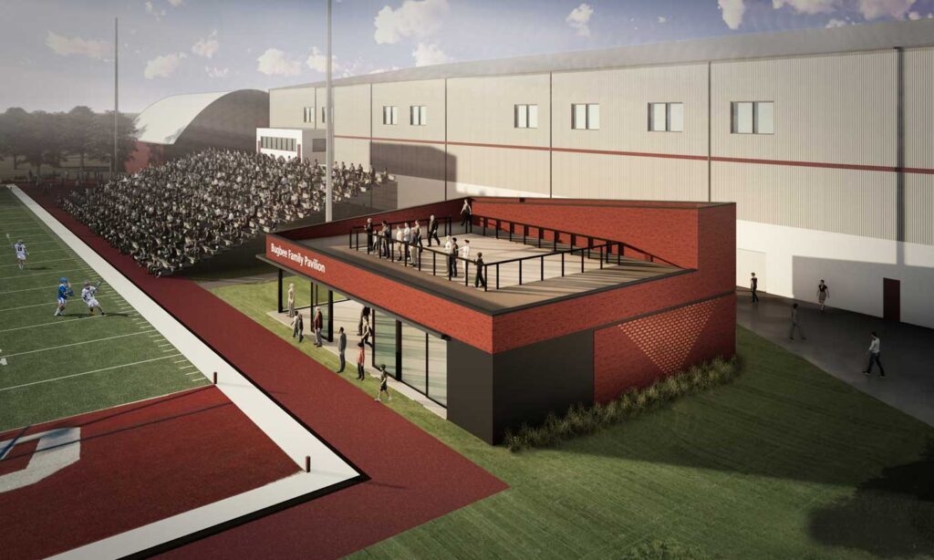 Rendering of the Bugbee Pavilion