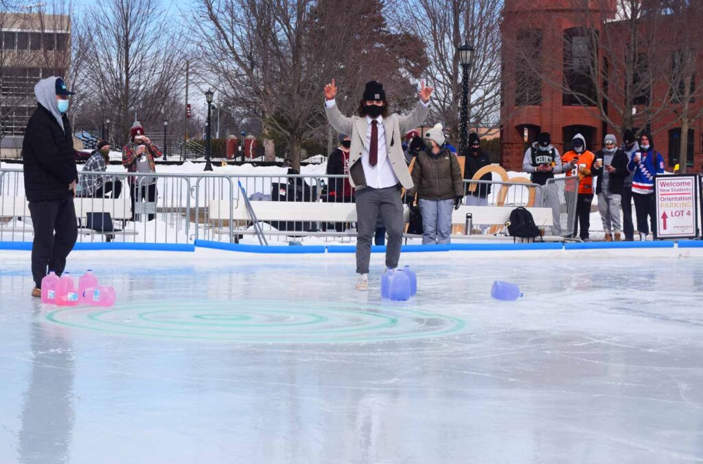 Curling on Naismith Rink