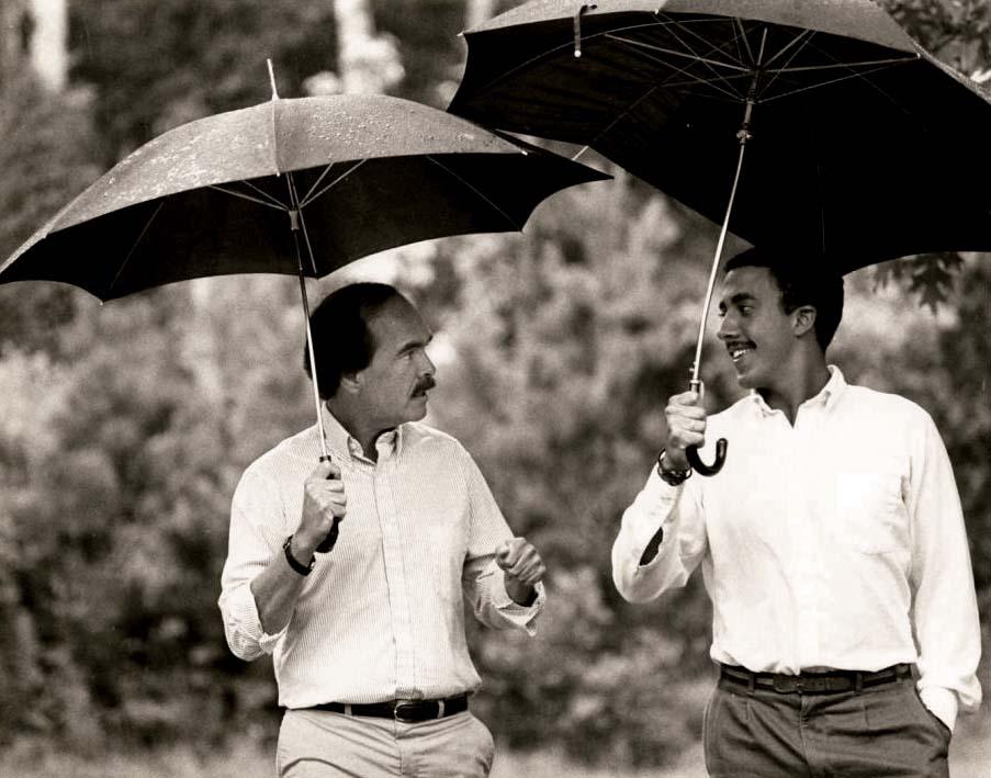 Fr. Leo James Hoar (left)