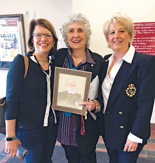 Mary Jane De Souza, from left, Mimi Murray, and Sue Tougas