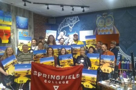 New Hampshire Alumni Association Paint and Sip, May 3, 2019, Manchester, N.H.