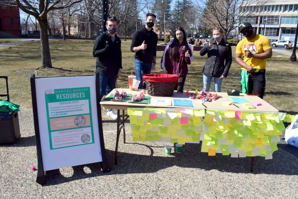 Wellness Wednesdays mental health kiosk