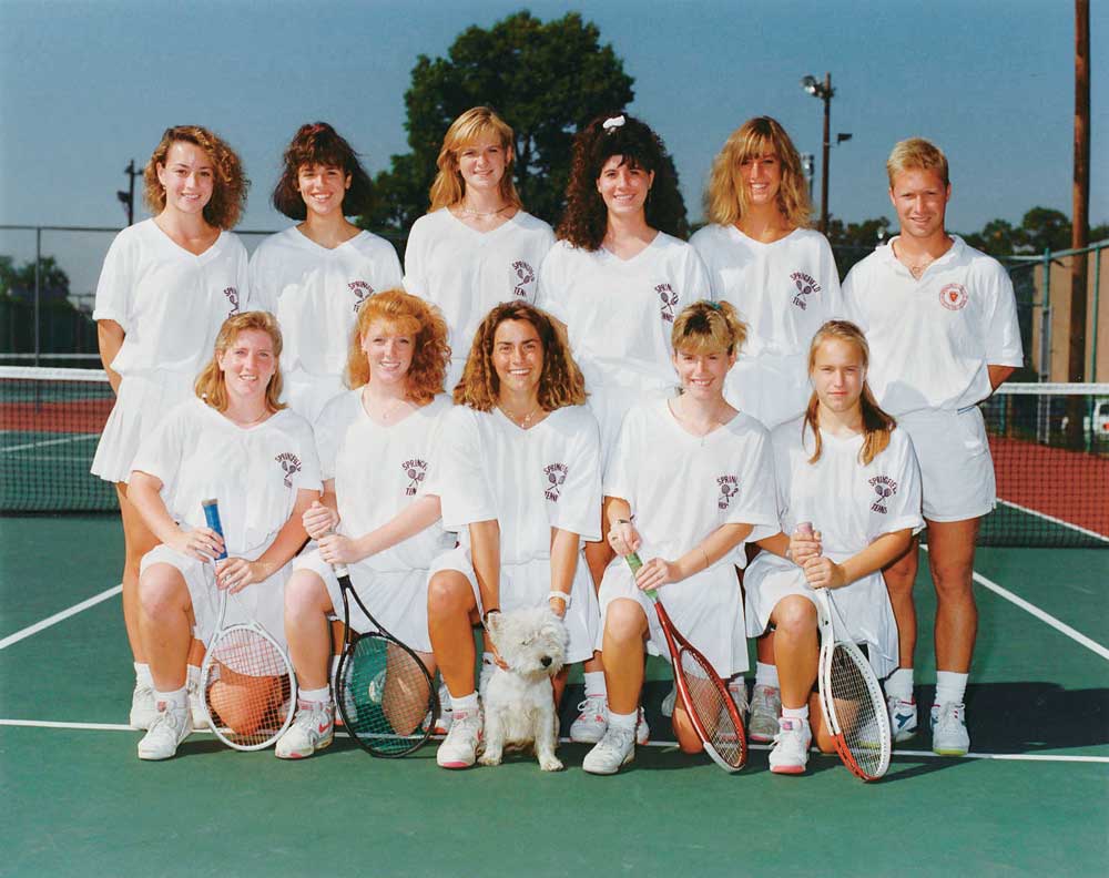 1991 Springfield College tennis team