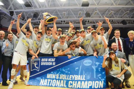 the men’s volleyball team won the NCAA Division III National Championship