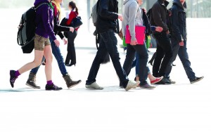 people walking